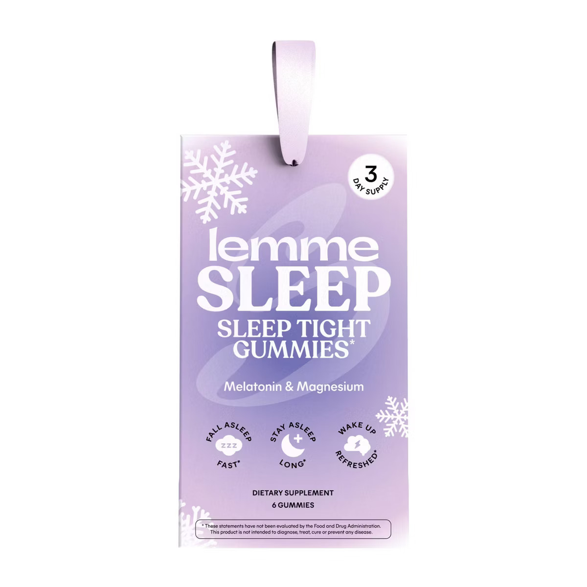 Lemme Sleep Gummies - Holiday Ornament - 6ct | Target