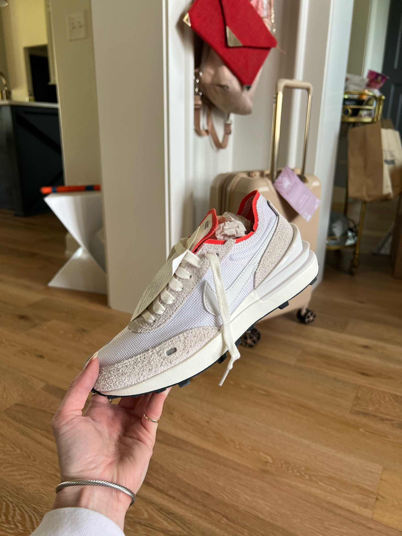 Sneakers scored from Nordstrom Sale! Tagging my other favorites. Peep the new luggage back there too! 

#LTKtravel #LTKshoecrush #LTKxNSale