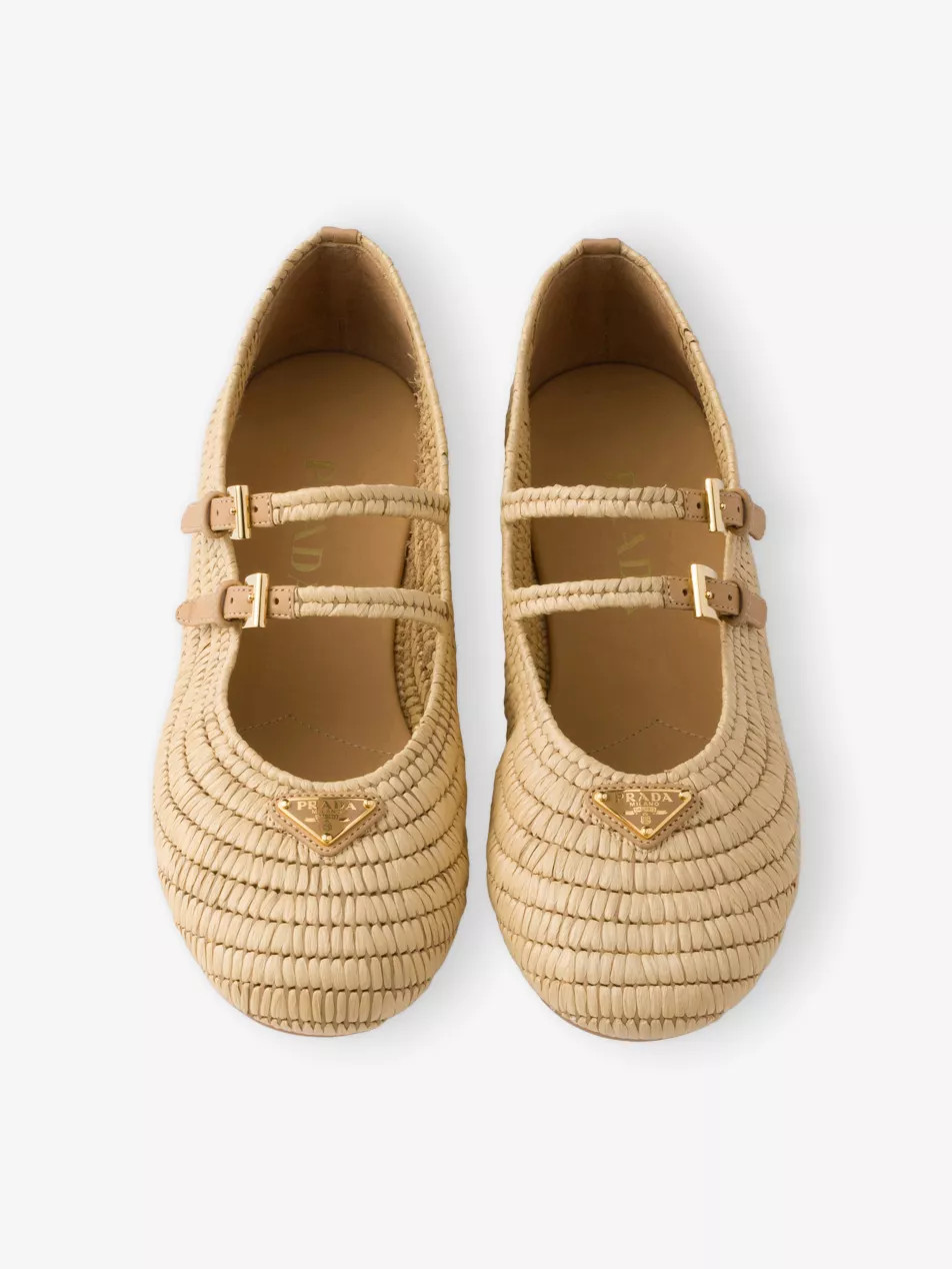 Crochet Leather Ballerinas Pumps | Selfridges