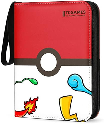 TCGAMES Card Binder for Cards Binder 4-Pocket , 440 Pockets Trading Card Games Collection Binder wit | Amazon (US)