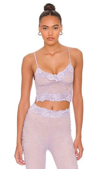 x Yung Reaper Lace Top in Purple | Revolve Clothing (Global)