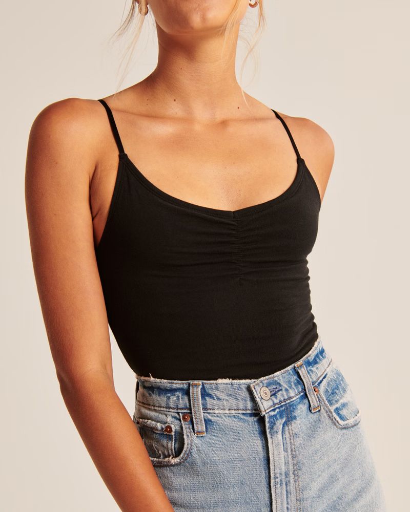 Cinched Cami Bodysuit | Abercrombie & Fitch (US)
