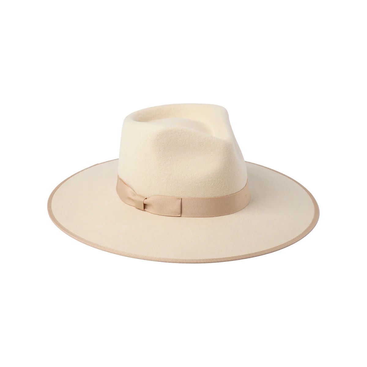 Ivory Rancher - Wool Felt Fedora Hat in Beige | Lack of Color | Lack of Color