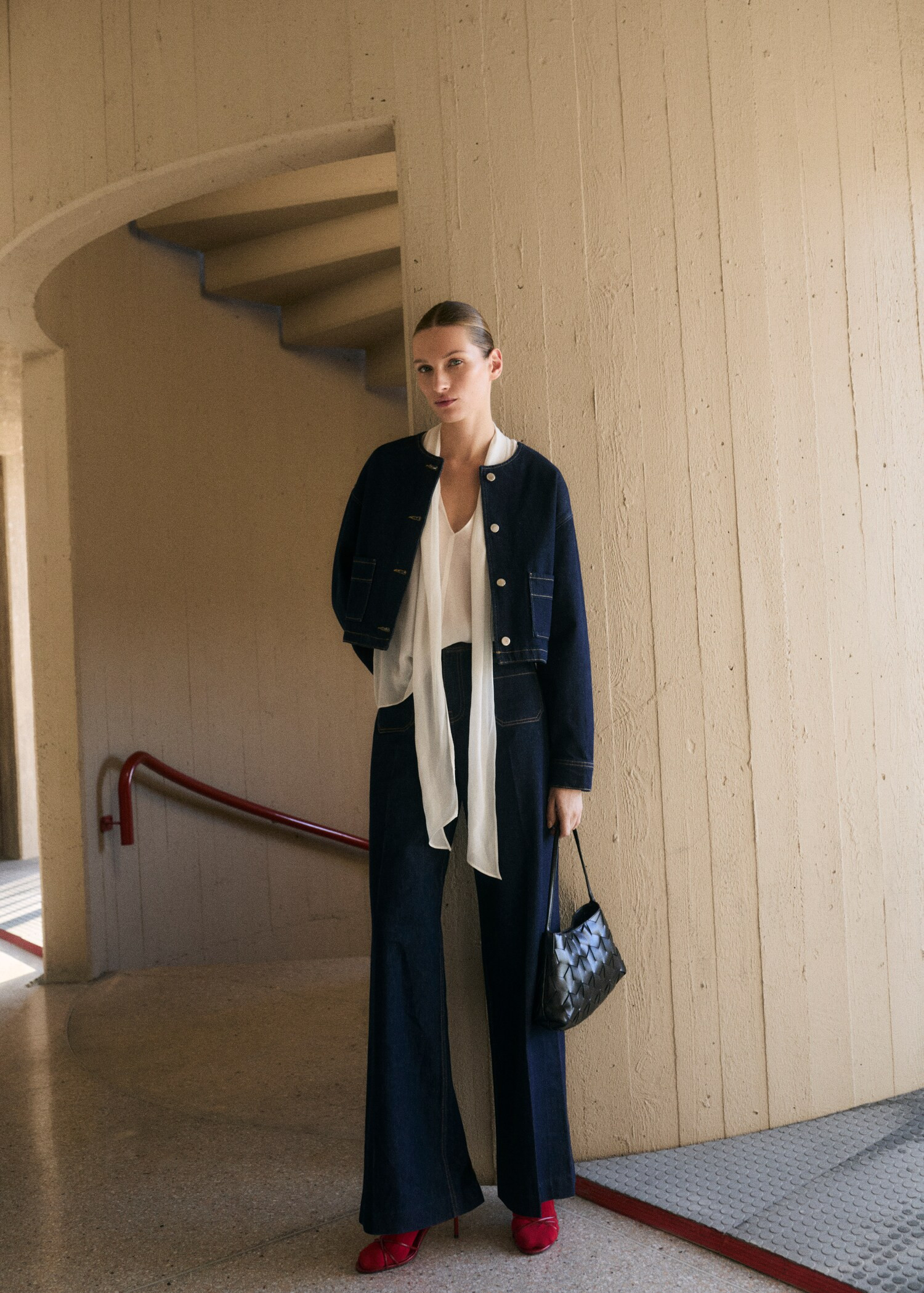 Rinse-wash denim jacket - Women | MANGO USA | Mango (US/MX/AU)