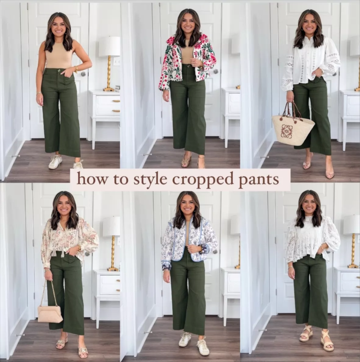 The Colette Cropped Wide-Leg Pants curated on LTK