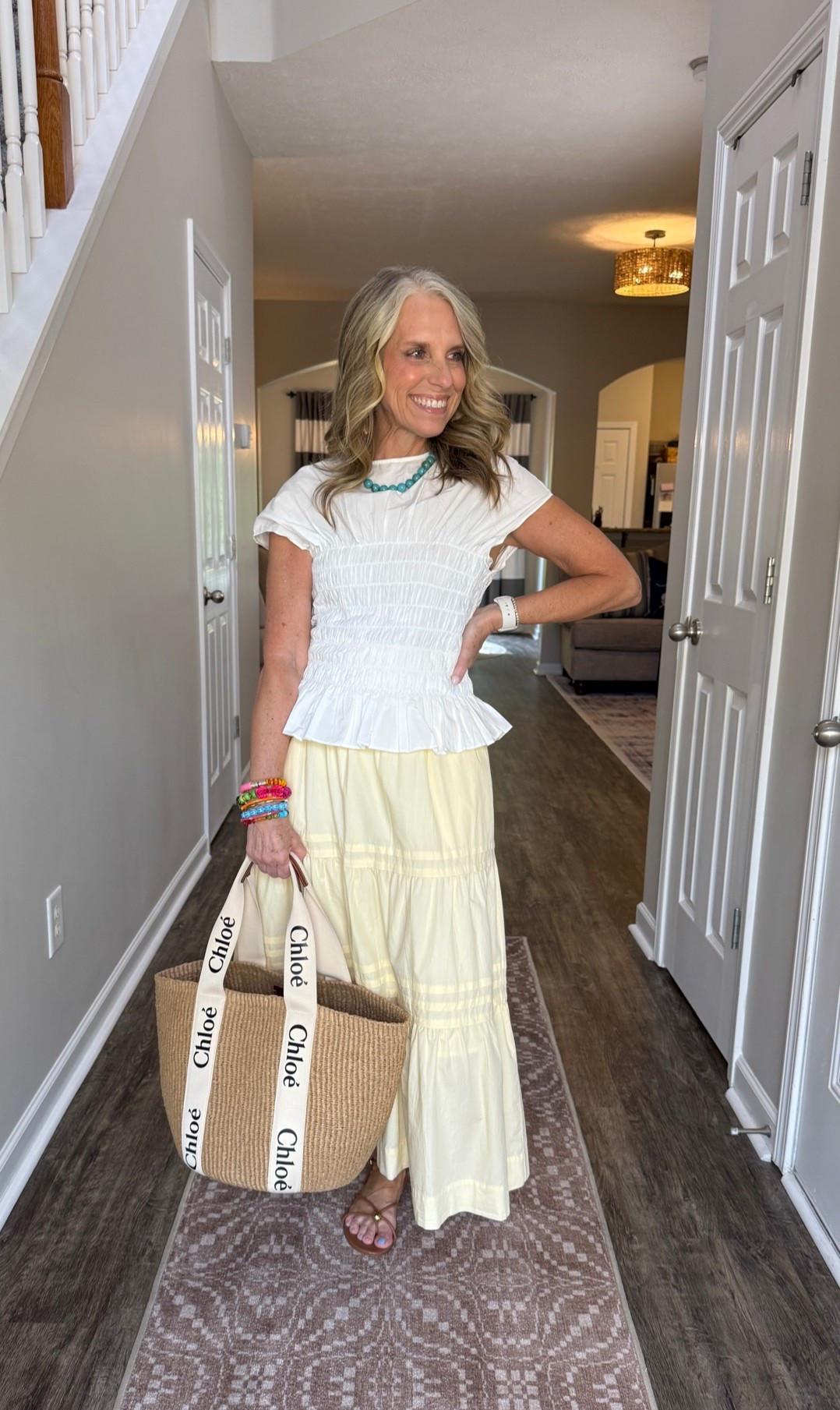 Mixing two of our favorite brands for one perfect summer outfit. Wearing XS in both pieces. 
Use COAST20 on Allie + Bess

#LTKdayinmylife #LTKgrwm #LTKOver40