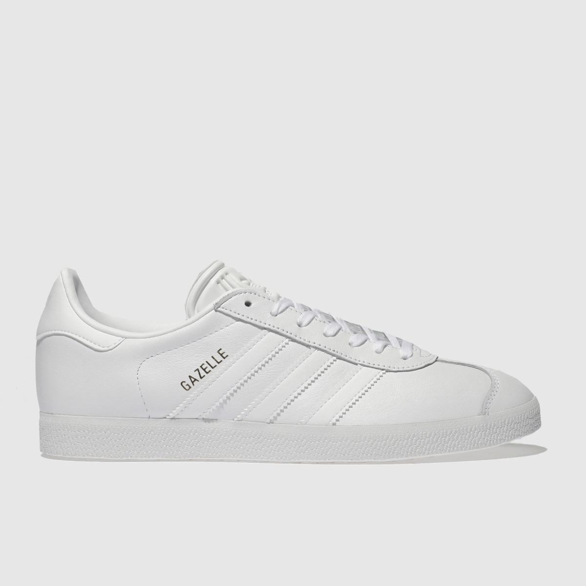 adidas white gazelle leather trainers | Schuh