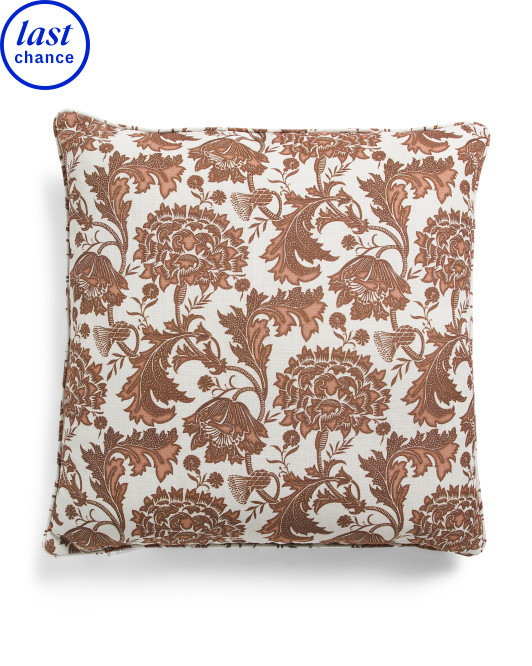 24x24 Waterfowl Feather Fill Jacobean Floral Oversized Pillow | Throw Pillows | Marshalls | Marshalls
