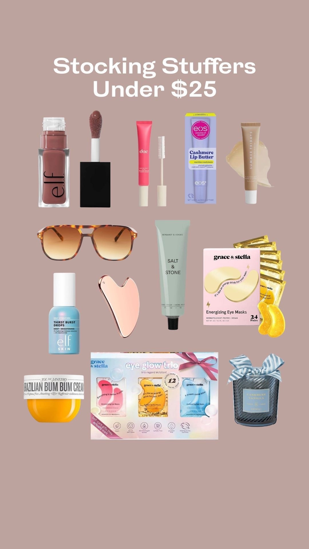 My favorite stocking stuffers all under $25 💜 

#LTKFindsUnder50 #LTKGiftGuide #LTKHoliday