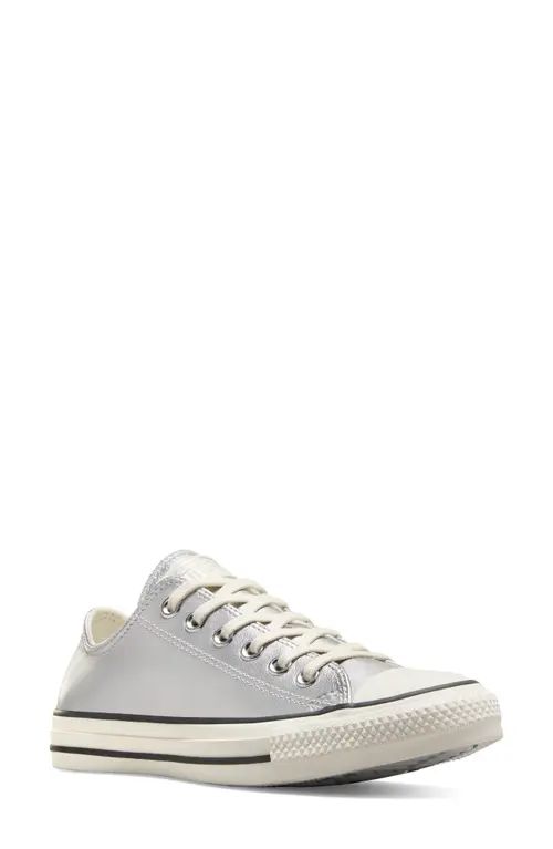 Converse Chuck Taylor® All Star® Oxford Sneaker in Pure Silver/Egret at Nordstrom, Size 9 | Nordstrom