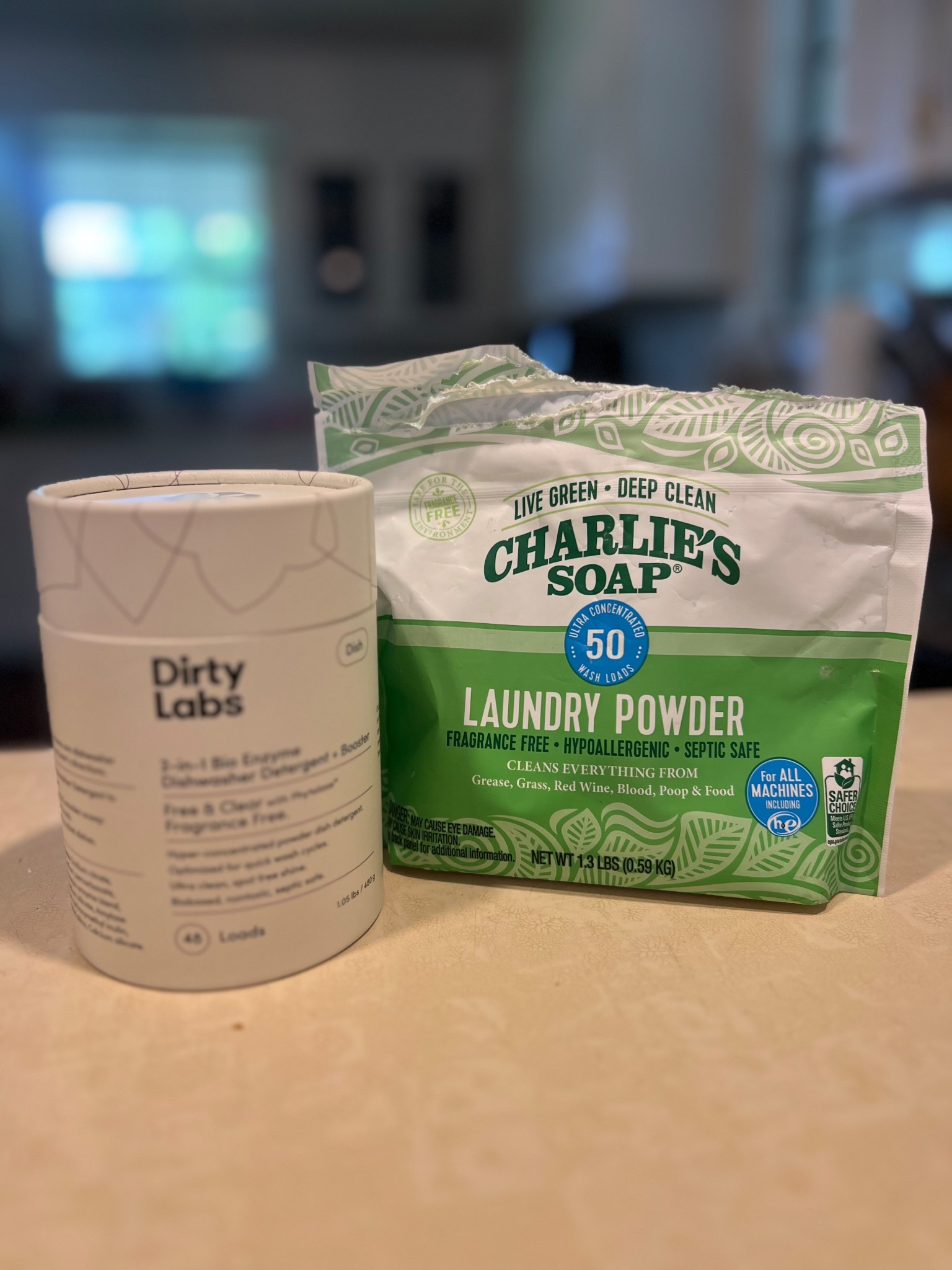 Clean swaps I’ve been loving! Clean non toxic laundry detergent. Clean non toxic dishwasher powder. 

#LTKHome #LTKFamily