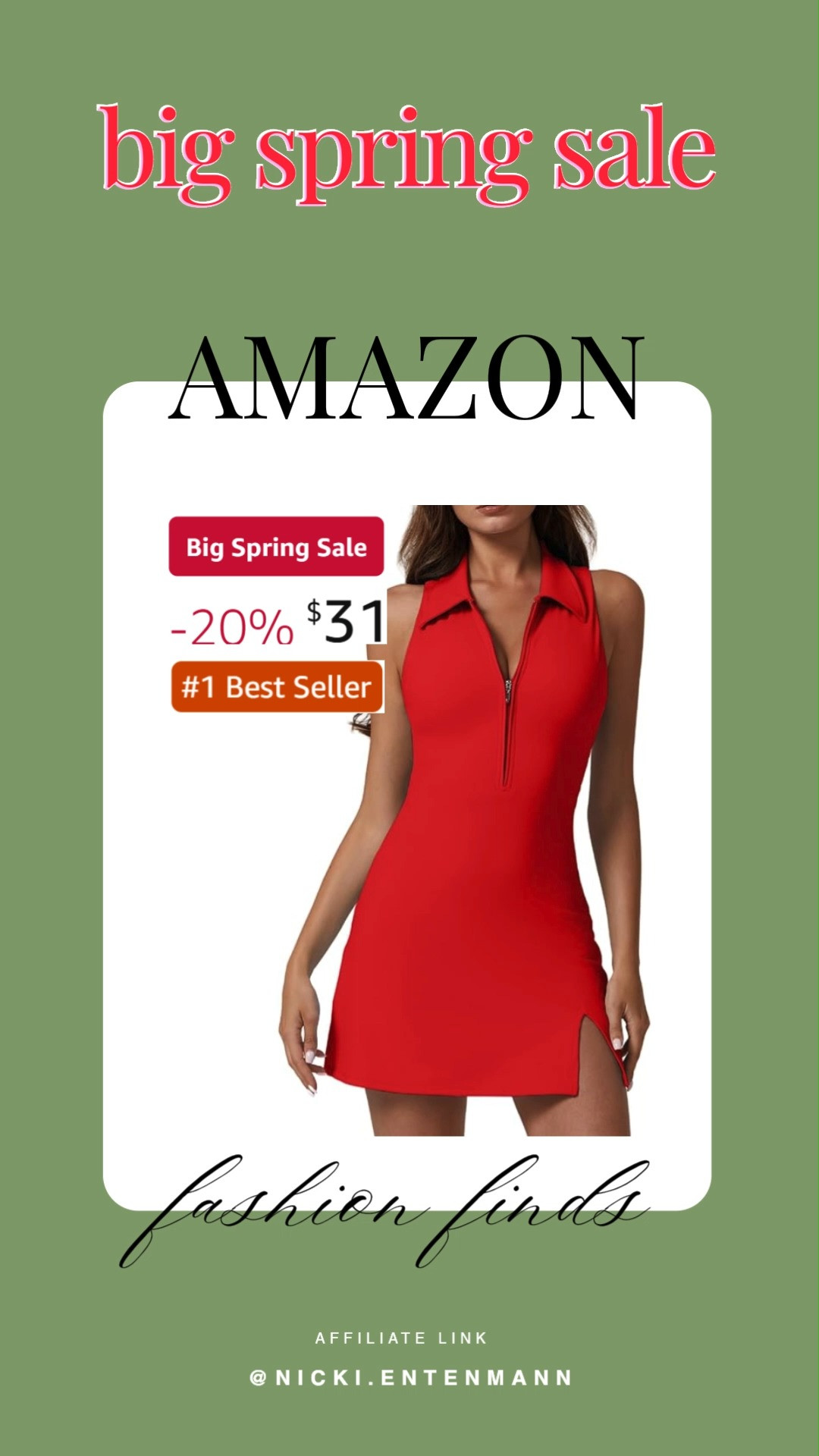 Serve sporty elegance with this women’s zip front tennis dress that blends comfort and chic style. Perfect for the court or casual days, it keeps you moving with confidence 🎾👗✨

#tennisdress #womensfashion #activewear #zipfrontdress #sportsstyle #athleisure #summeroutfit #fashionfinds #modernlooks #trendystyle 

 #LTKootd #LTKActive #LTKSaleAlert