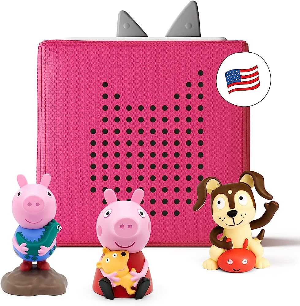 Toniebox Audio Player Starter Set with Peppa Pig, George, and Playtime Puppy - Listen, Learn, and... | Amazon (US)