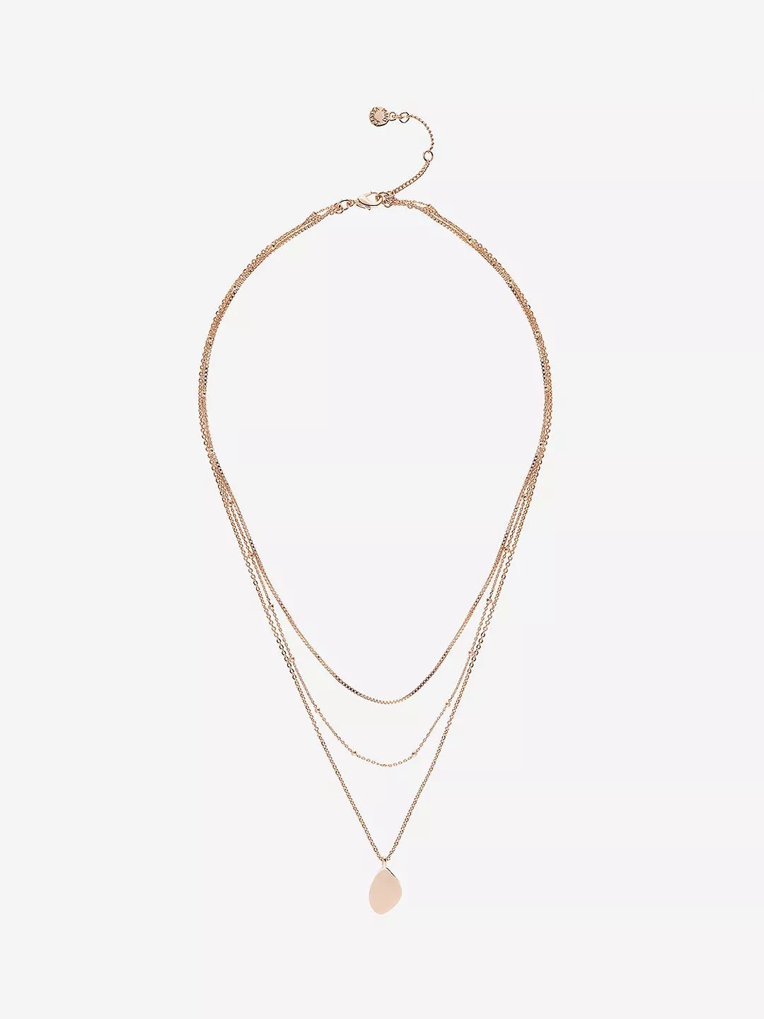Mint Velvet Layered Necklace, Gold | John Lewis (UK)
