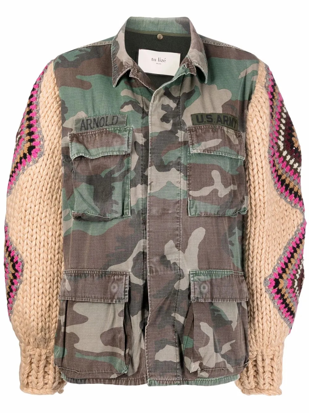 TU LIZE' Army Of Love Bomber Jacket - Farfetch | Farfetch Global