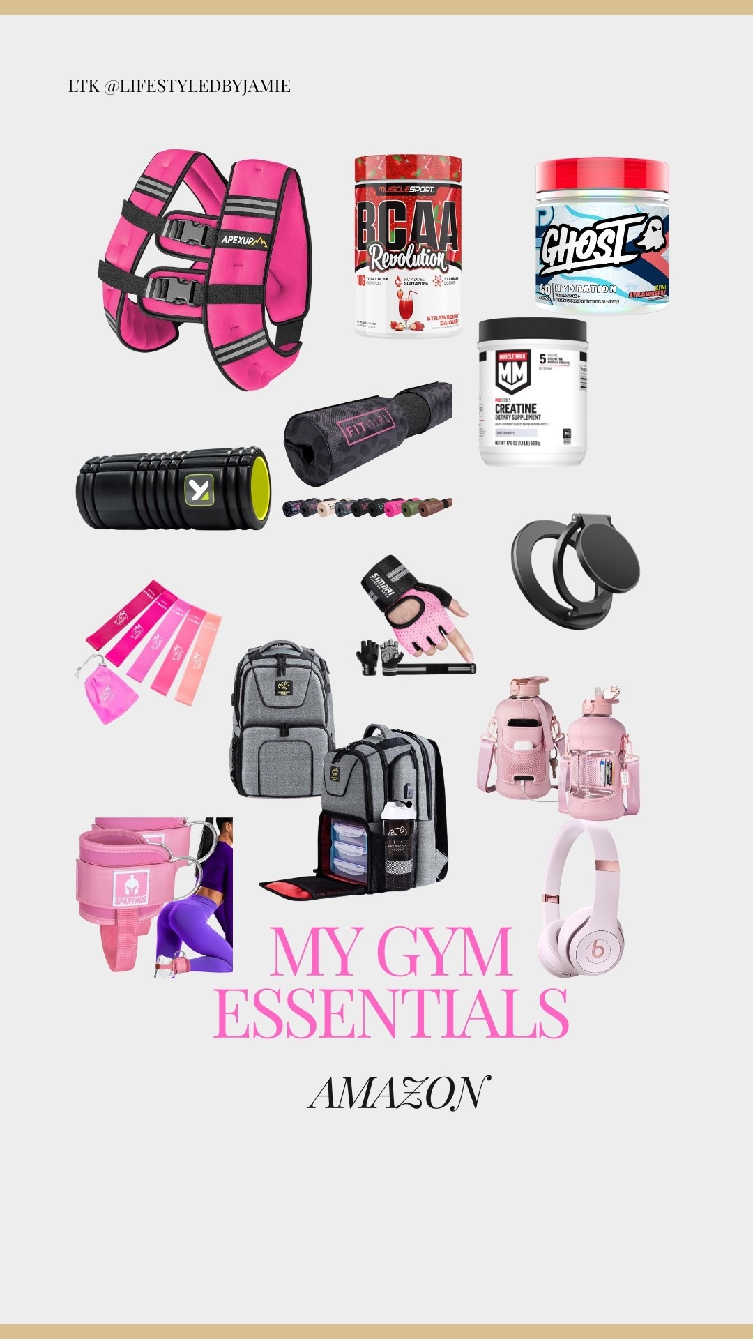 These are the gym things I don’t train without 💪

You don’t need more motivation — you need better tools.

These are my go-to gym essentials that make workouts smoother, more efficient, and way less annoying:
✔️ support where it matters
✔️ less friction getting started
✔️ more confidence walking into the gym

Nothing fancy. Nothing trendy just to be trendy. Just things that actually get used.

Tap below to shop my Gym Essentials 👇

📌 Save this for your next gym run.

#GymEssentials #WorkoutMustHaves #AmazonFitness
#StrongWomen #FitnessLifestyle #GymLife
#HealthyRoutine #AmazonFinds #LTKCreator 

#LTKActive #LTKOver40 #LTKFindsUnder50