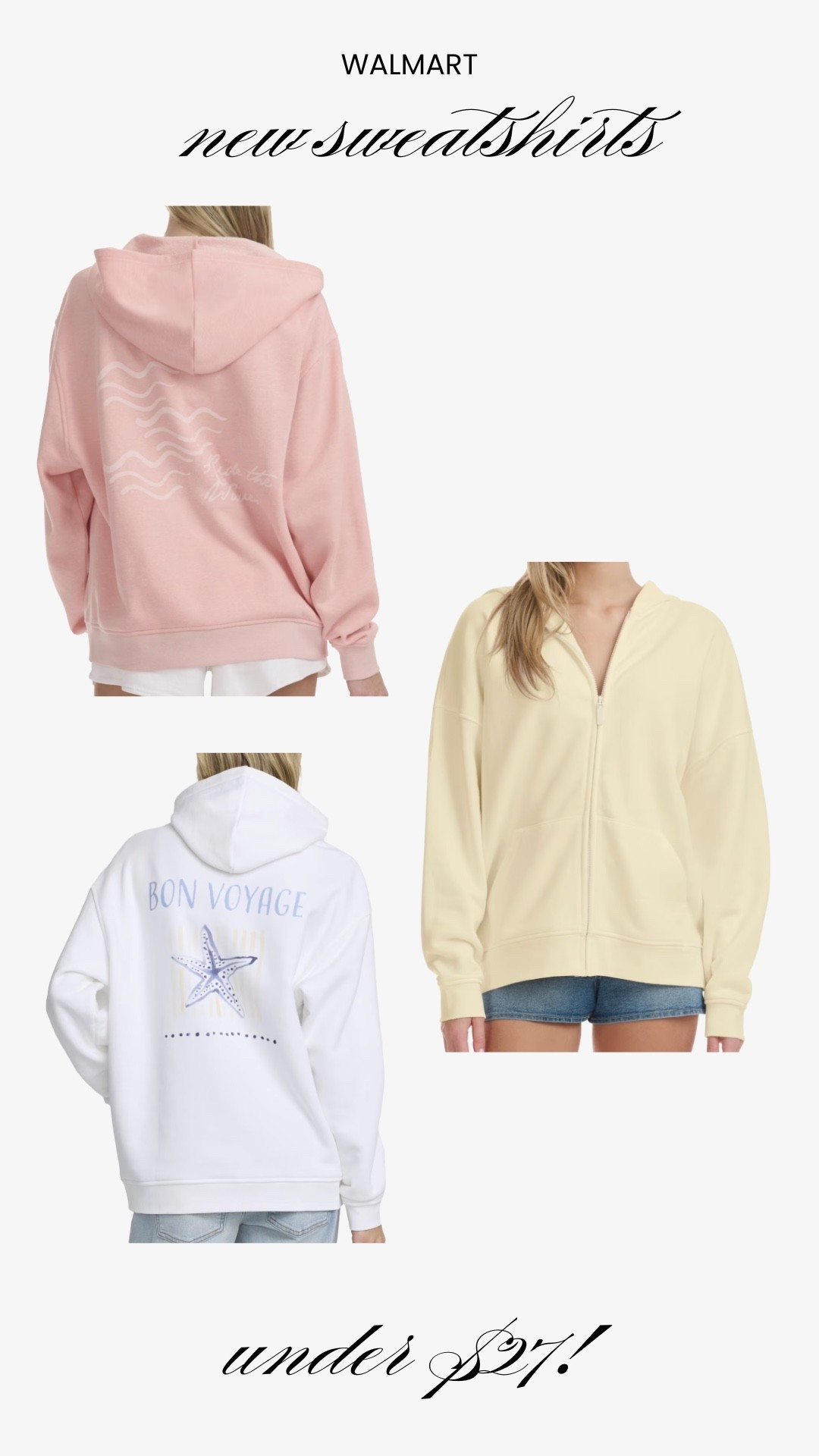 These zip up sweatshirts are so cute! 

#LTKSeasonal