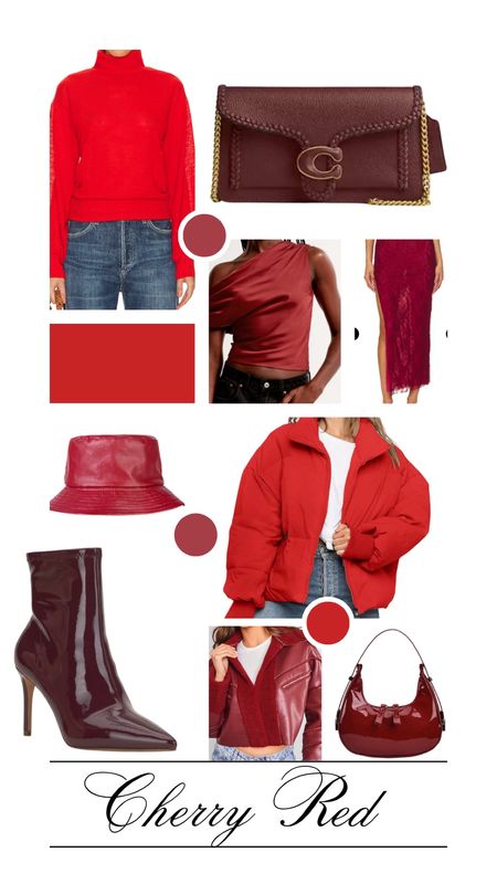 Cherry red may be my new fav color ❤️ #cherryred #winterlooks #winteroutfits #redhat #cherryredshoes #redlooks

#LTKHoliday LTKFestiveSaleES #LTKSeasonal