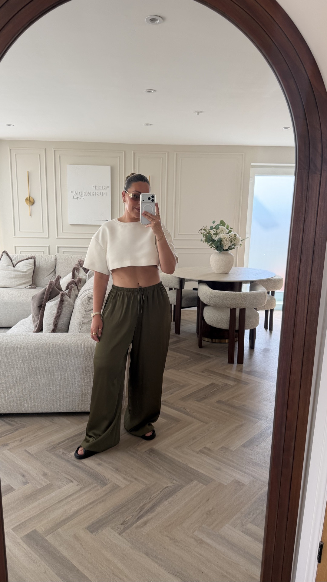 Wearing size large in the bottoms, I wanted them super loose and Baggy! 
Wearing size medium in the top

Both gorg! #heatwaveoutfit

#LTKsummer #LTKmidsize #LTKpartywear