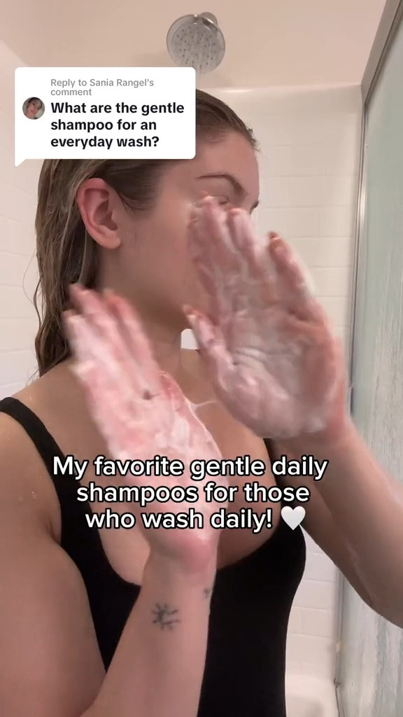 My favorite gentle daily shampoos for those who wash daily!!

1. Beautycounter daily shampoo
2. SEEN fragrance free shampoo
3. Soapberry for hair shampoo
4. Alaffia everyday coconut shampoo
5. Vanicream shampoo for sensitive skin 
6. Alaffia beautiful curls define shampoo 

Reminder- it’s completely okay to wash your hair daily ◡̈ just make sure you are using a gentle shampoo so you aren’t stripping your hair of its natural oils & don’t overuse hot tools! 

#LTKunder50 #LTKFind #LTKbeauty