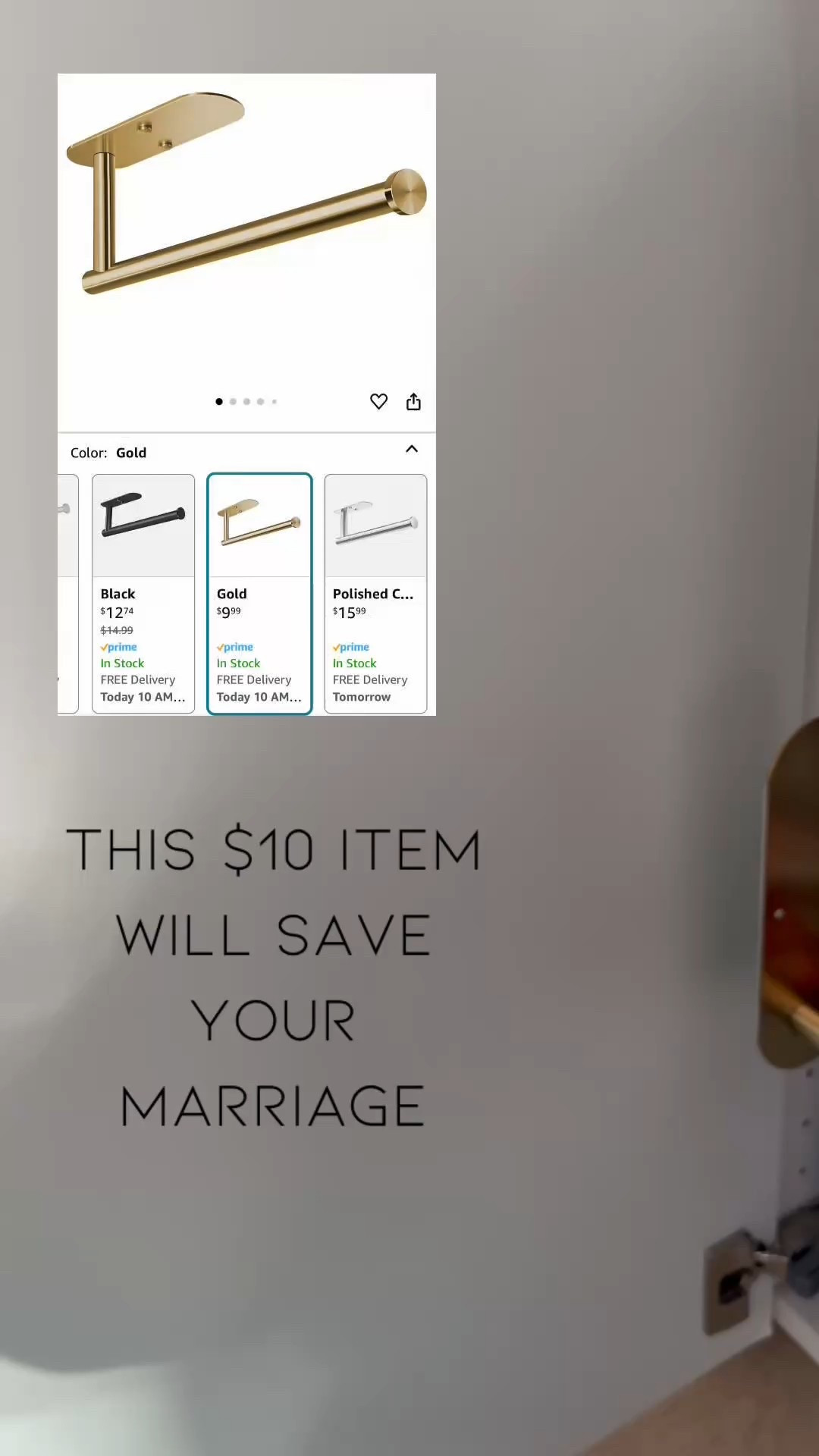 ✨✨✨ Marriage is all about compromise… I wanted the paper towels off the counter, he wanted easy access. Now they’re mounted inside the sink cabinet—clutter-free for me, a scavenger hunt for him. 💀💍 

✨✨✨ This peel-and-stick paper towel holder is the kitchen hack we didn’t know we needed. Easy install, no drills, and my counters finally breathe! Who else loves a simple storage solution?

#LoveAndLostPaperTowels #MarriageGoals #WhereDidTheyGo

#LTKHome #LTKFindsUnder50 #LTKWatchNow