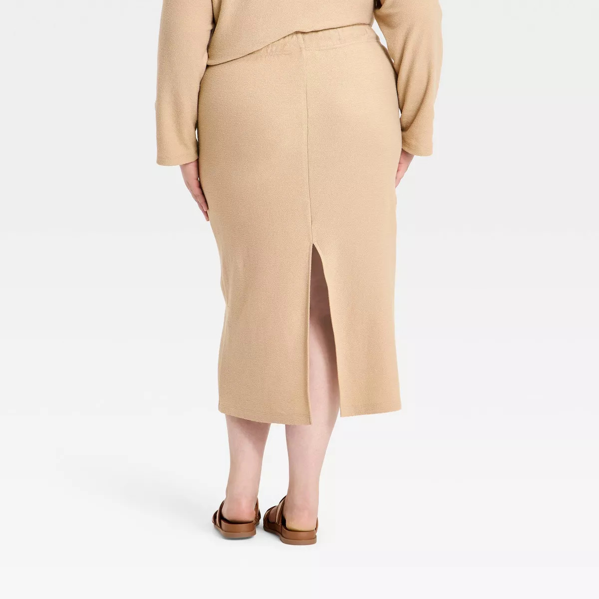 Women's Beach Midi Circle Skirt - Universal Thread™ Tan 2X | Target