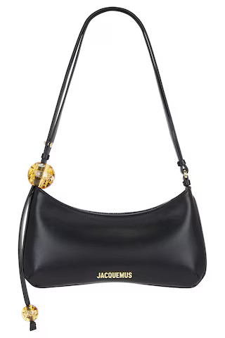 JACQUEMUS Le Bisou Perle Bag in Black - Black. Size all. | FWRD 