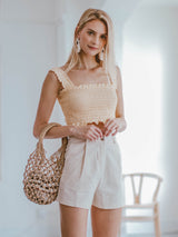 'Brooke' Smart Linen Shorts (2 Colors) | Goodnight Macaroon