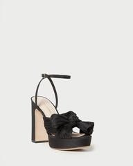Natalia Black Platform Bow Heel | Loeffler Randall