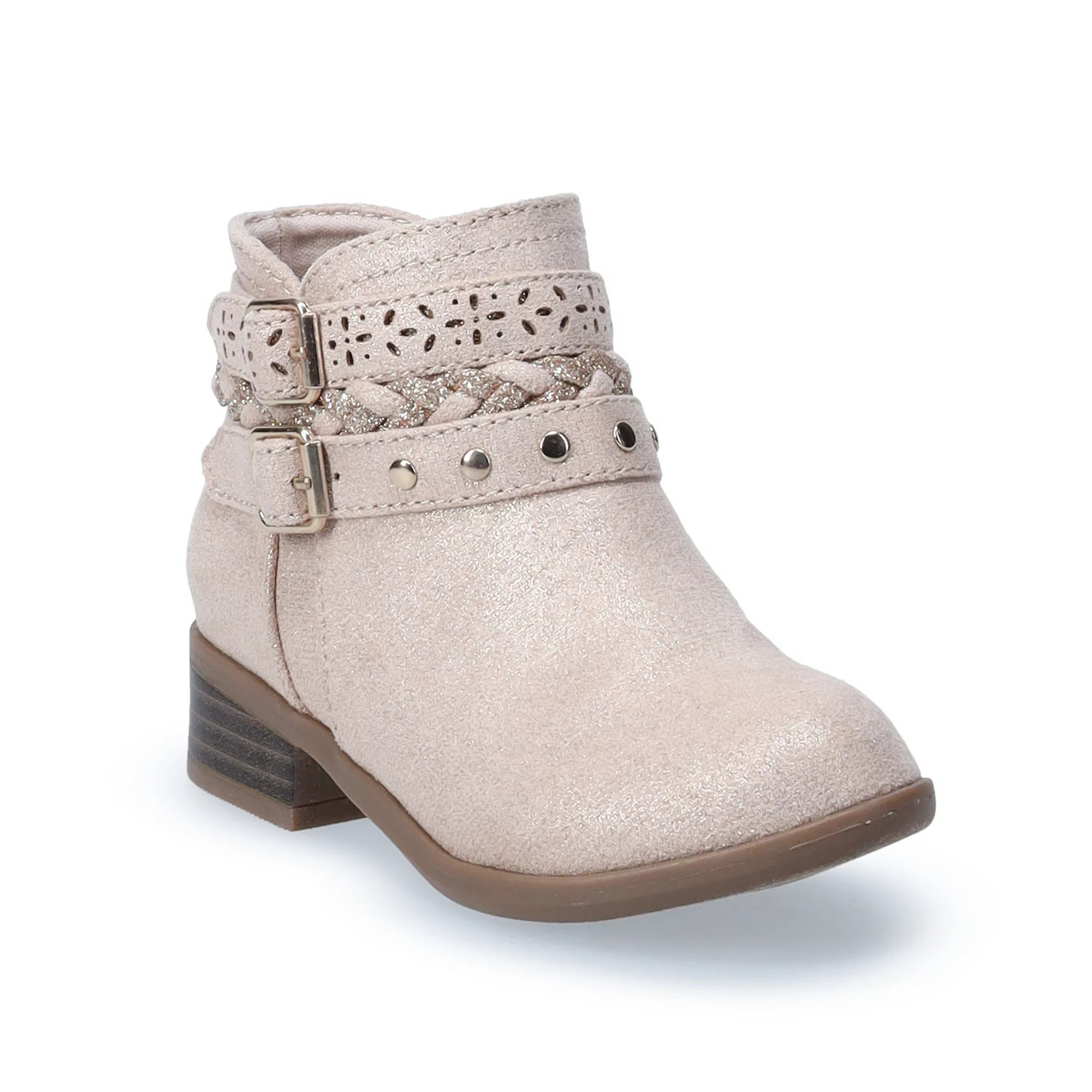 Jumping Beans® LilBit Braided Toddler Girls Ankle Boots | Kohl's