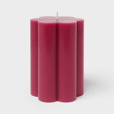 Magenta Scallop Figural Candle - Room Essentials™ | Target