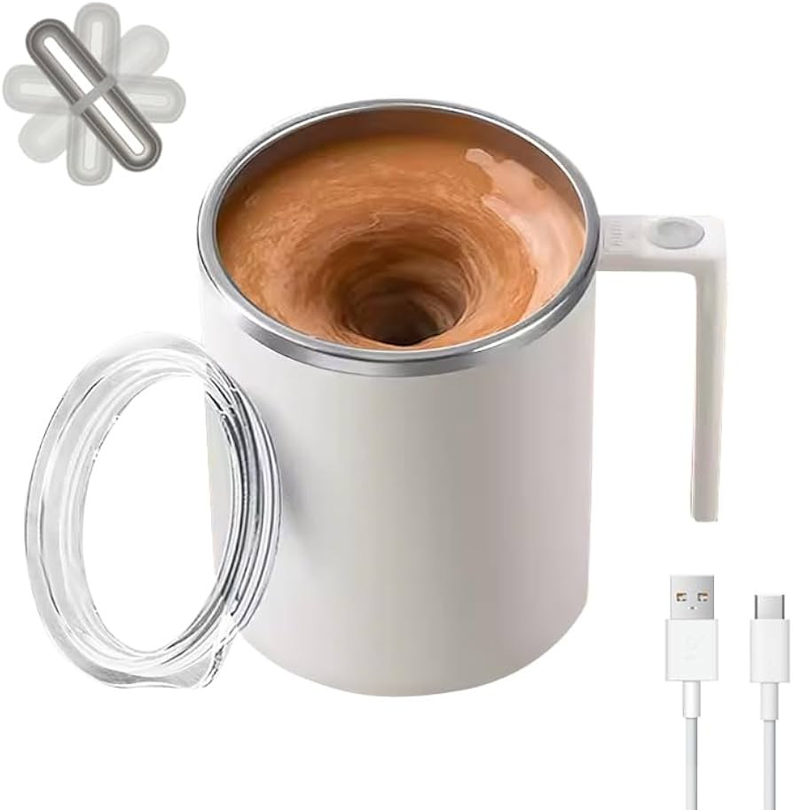 Electric Mixing Mug,Electric Stirring Coffee Mug,Coffee thermos, Coffee Mugs,Suitable for Coffee,... | Amazon (US)