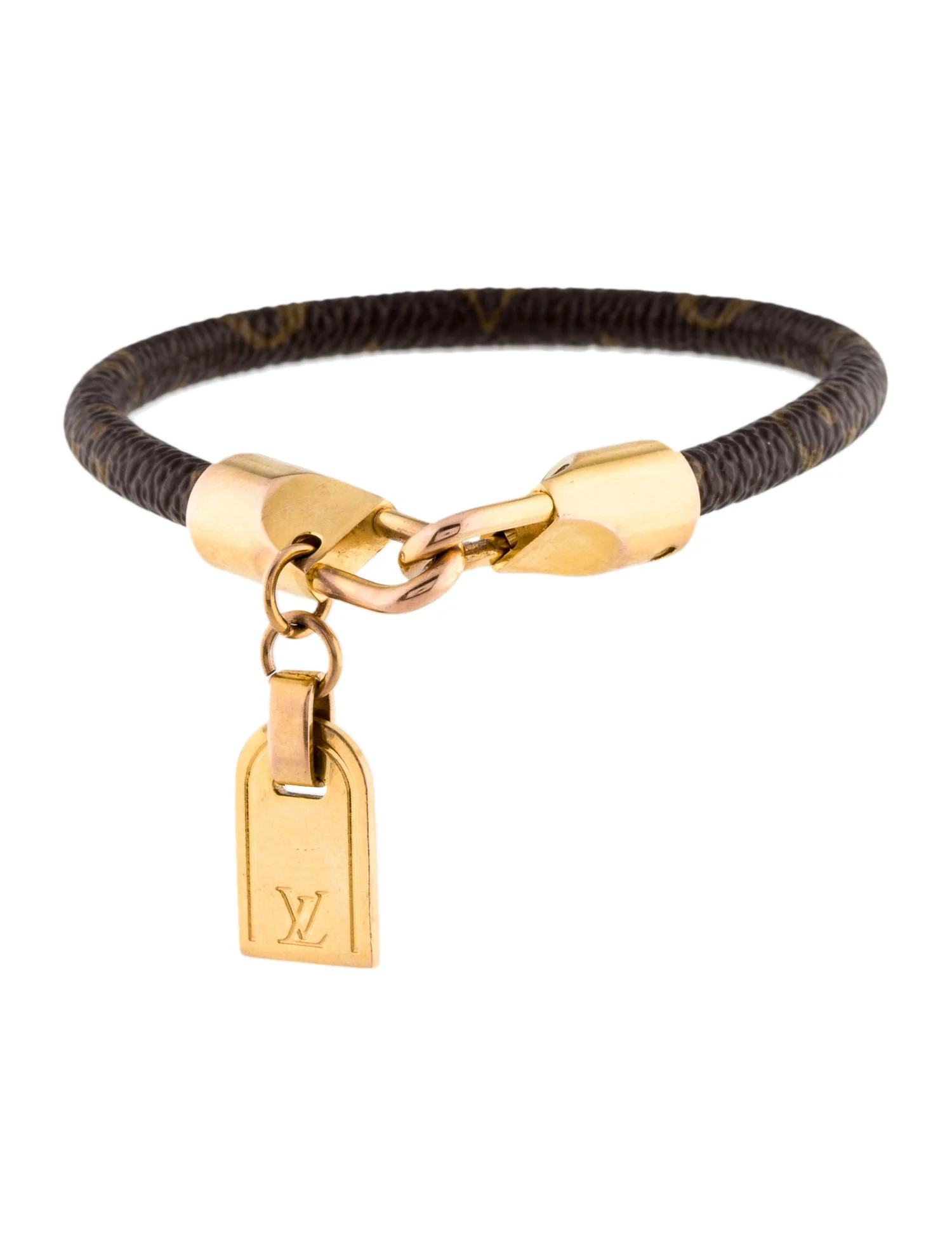 Luck-It Monogram Canvas Charm Bracelet | The RealReal