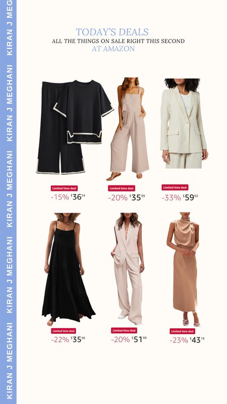 Here are some of my favs that are on sale right this second also linked a few more down below that you’ll love ! 

Click the images to SHOP NOW and don’t forget to SHARE with your bestie 🫶🏻

#todaysdeals  #amazon #summerdresses #maxidress #loungewear #blazer 

#LTKSaleAlert #LTKStyleTip #LTKFindsUnder100