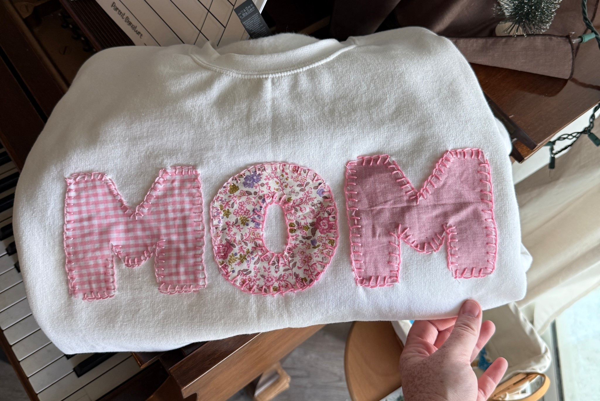 Everything I used to make this cutie “mom” patchwork crewneck!💕🧵🪡

#LTKGiftGuide #LTKootd #LTKmomlife