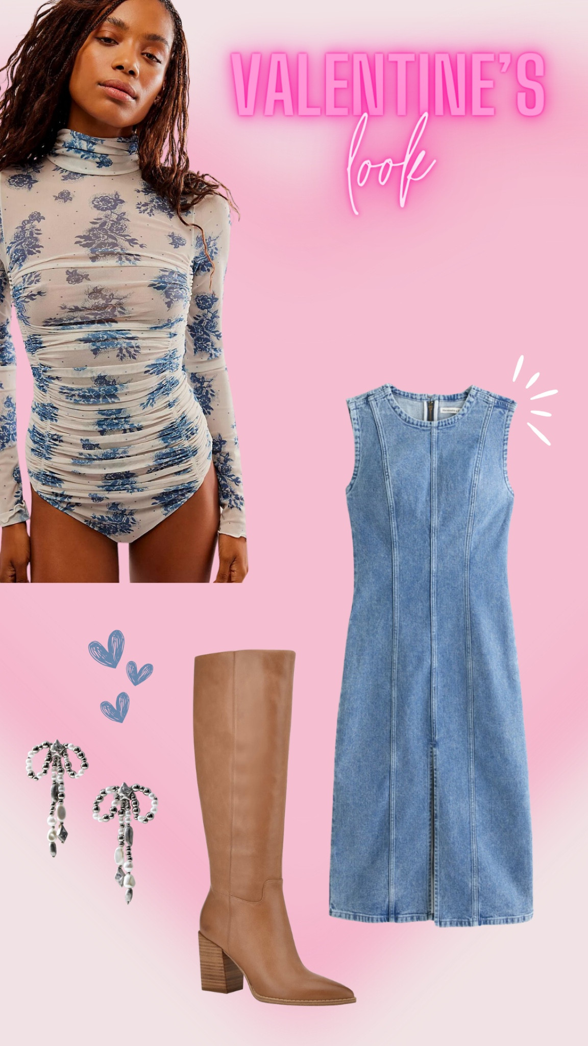 Valentine’s Day Outfits
Valentine’s Dresses
Boots
Bow Earrings 

#LTKstyletip #LTKfindsunder50 #LTKfindsunder100