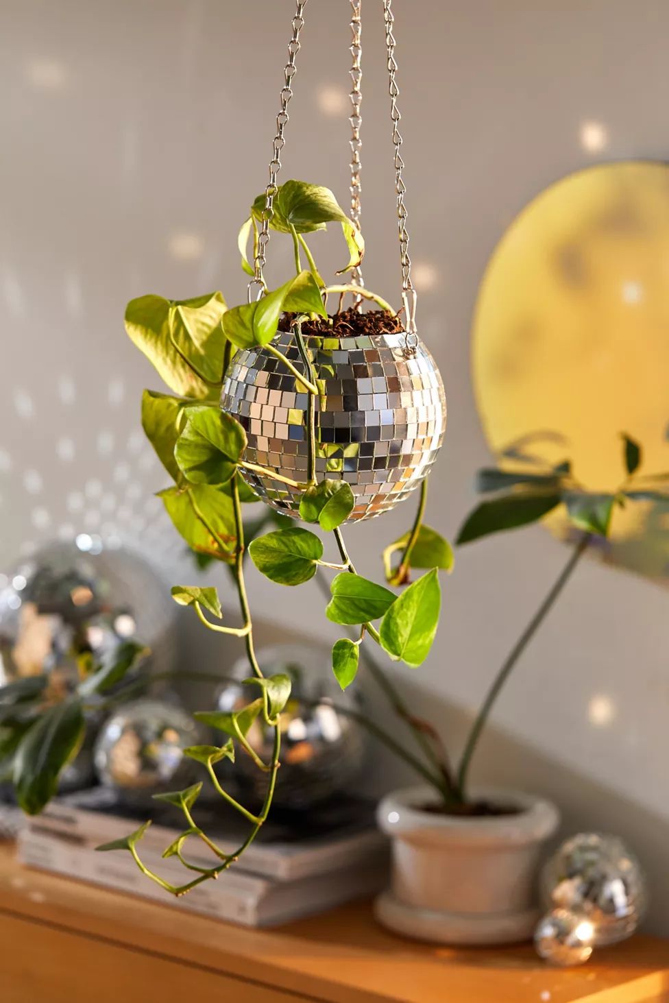 Disco Ball Hanging Planter | Urban Outfitters (US and RoW)