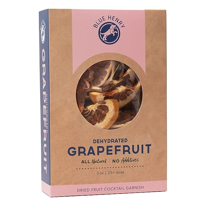BlueHenry Dehydrated Grapefruit - 3 oz - 25+ slices - Natural Fruit | Amazon (US)