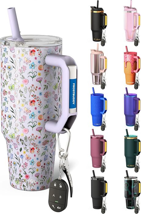 Frost Buddy Thicc Buddy 40oz Tumbler - Spill-Proof Flip Lid (Wild Flower) | Amazon (US)