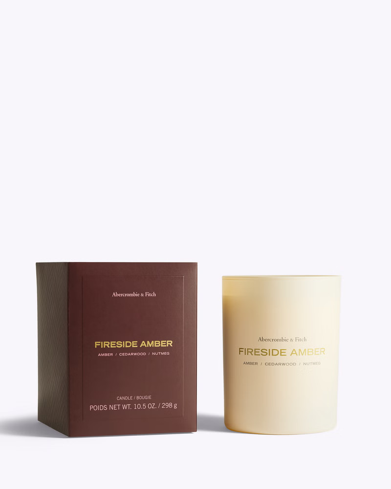 Women's Fireside Amber Holiday Candle | Women's Fragrance & Body Care | Abercrombie.com | Abercrombie & Fitch (US)