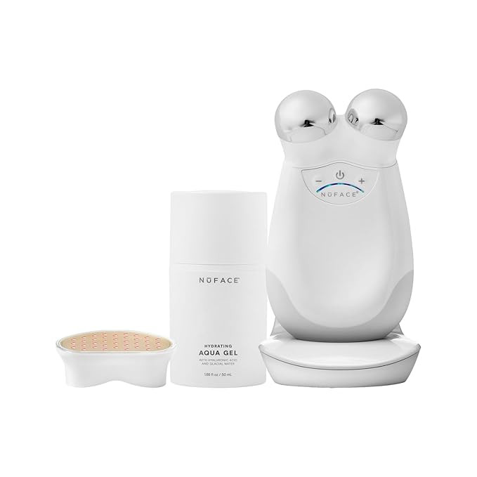 NuFACE Trinity FDA Cleared Microcurrent Facial Device & Wrinkle Reducer Attachment - Microcurrent... | Amazon (US)