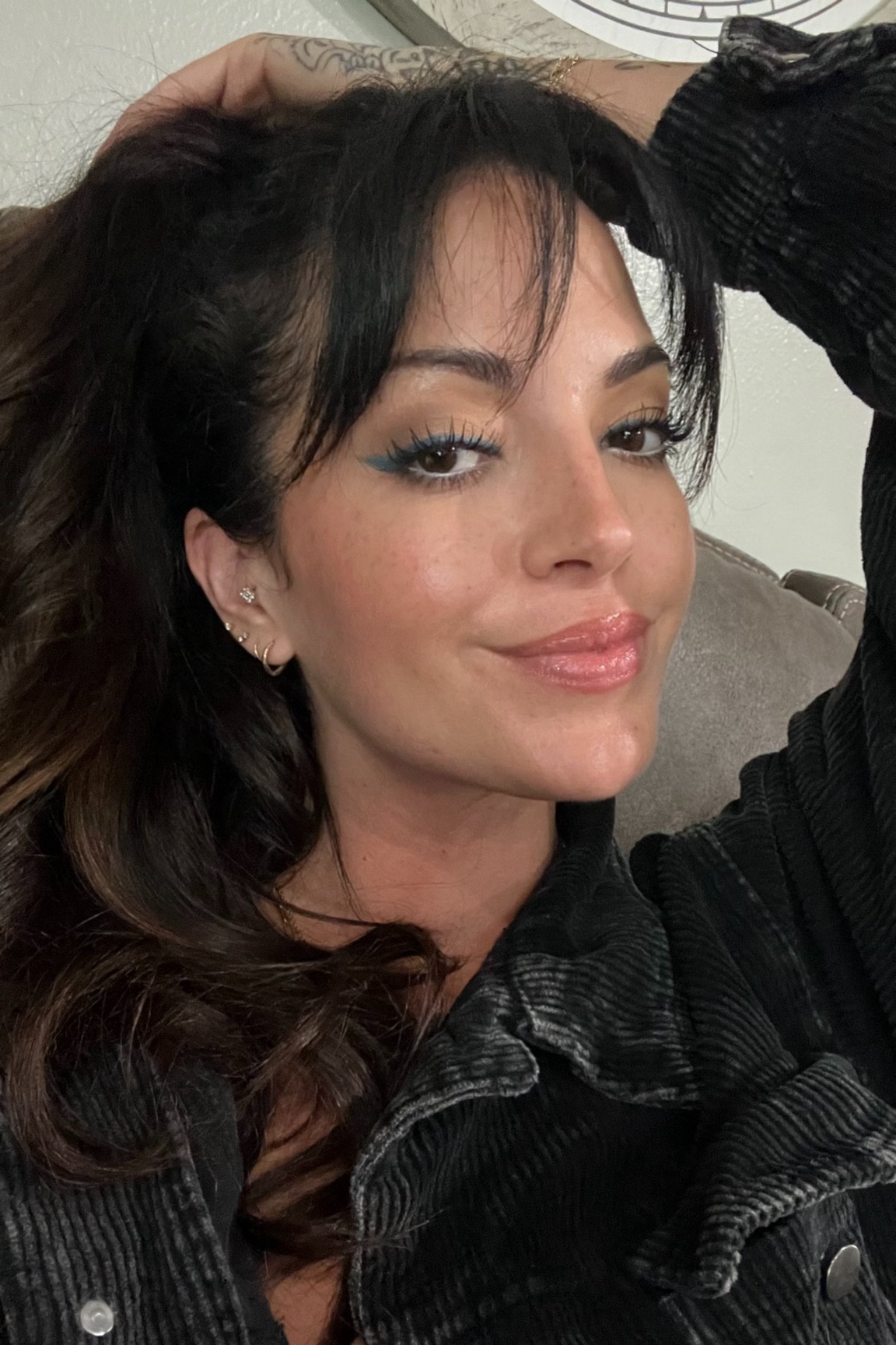 Blue eyeliner 

#LTKBeauty