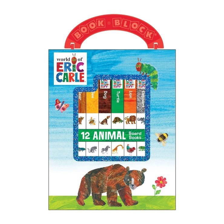 Eric Carle Animals - My First Library 12 Book Set (Board Book) | Target