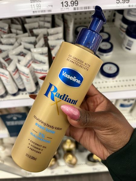 The girls rave about this body lotion! Truth be told, Vaseline has never let me down. I’ve also included the oil the girls like to put on before they spay their perfume to make it last longer.

Target find Vaseline Radiant x Nourish & Even Tone Body Lotion - 12oz

#LTKSeasonal #LTKbeauty #LTKtravel