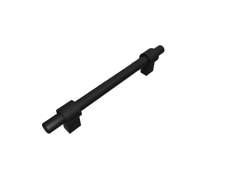 Brainerd Wrapped Bar Adjusta-Pull 1-3/8-in To 6-5/16-in Center to Center Matte Black Adjustable Dual | Lowe's