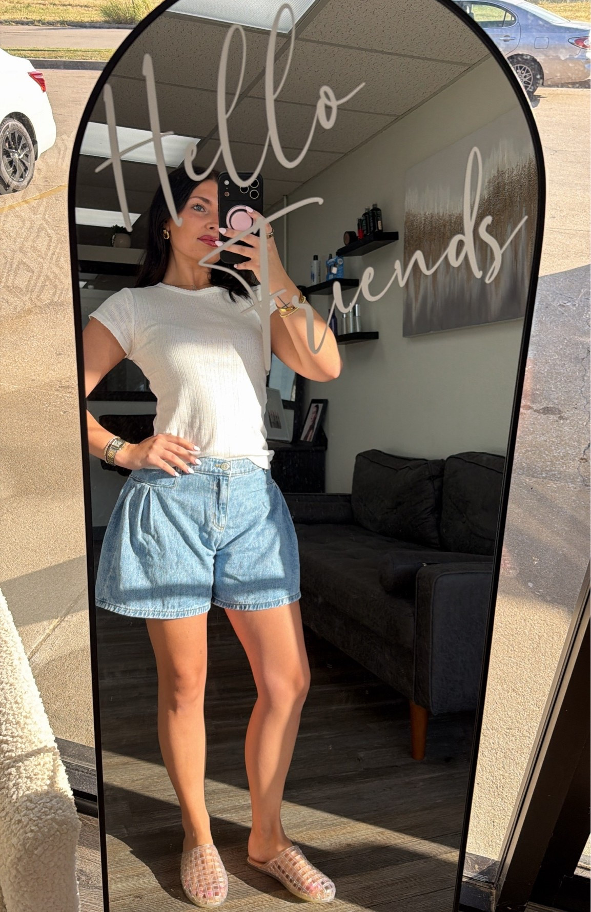ootd 

casual ootd, summer outfit, outfit inspo, white t shirt, ootd, outfit, walmart finds, target finds, target style, walmart style, amazon finds, amazon fashion
