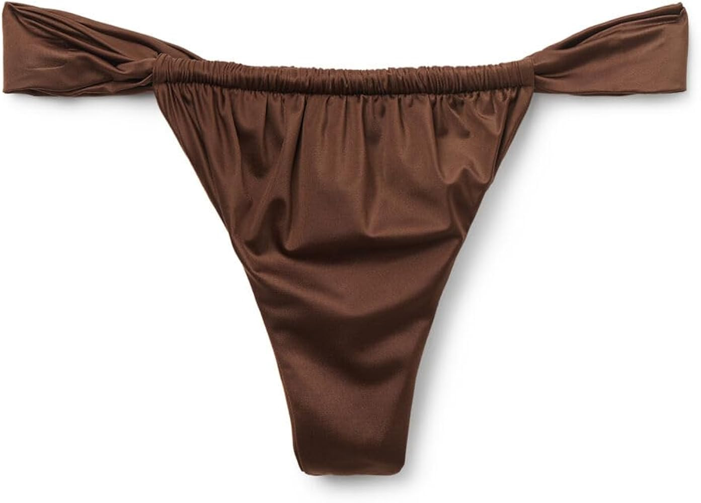 CALZEDONIA Woman's String Brazilian Swimsuit Bottom Shiny Satin | Amazon (US)