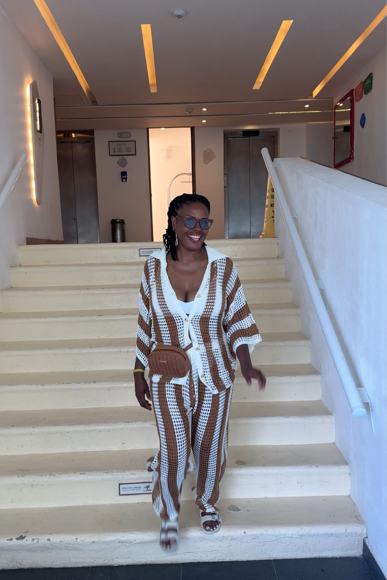 The perfect lounge cover up set from   I’m wearing a large.

#LTKTravel #LTKOver40 #LTKMidsize
