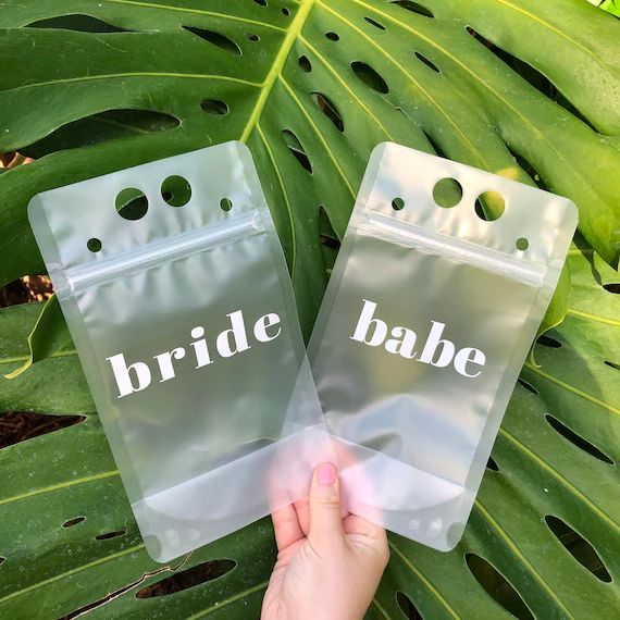 Bride & Babe bachelorette drink pouches, Bride's Babes, Bachelorette Favors, Vacation, Girls Week... | Etsy (US)