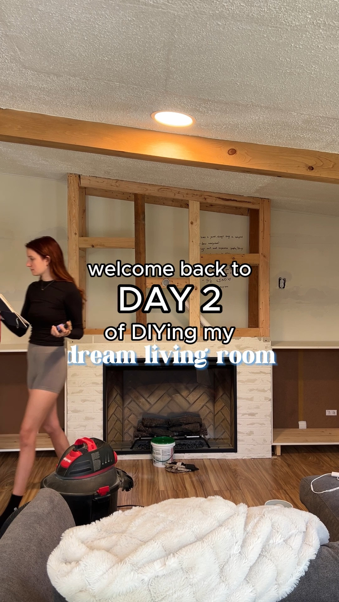 Day 2 of DIYing my dream living room. Tongue and groove paneling. Colorful cottage. DIY tools.

#LTKHome #LTKVideo